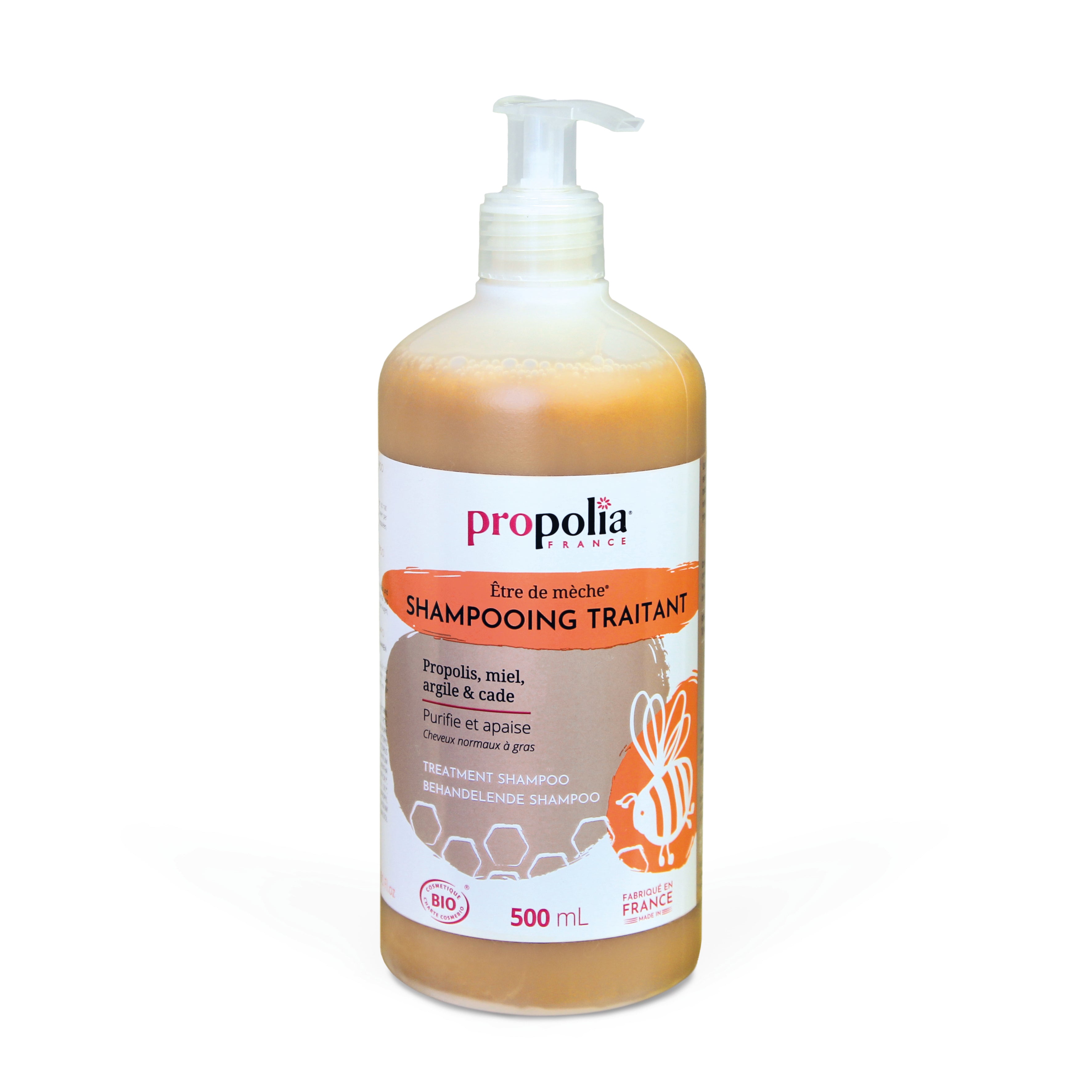 Organic Shampoo Propolis Honey Clay - Sulphate Free